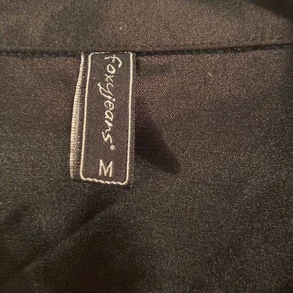 Foxy jeans blouse sz M - Picture 2 of 6